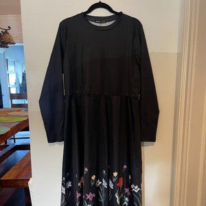 Plus Size Black Casual Dress